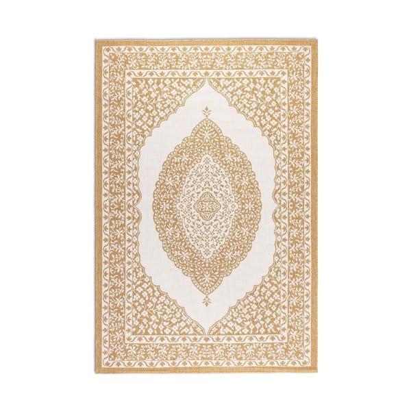 Okrovožlto-krémový vonkajší koberec 200x290 cm Gemini – Elle Decoration