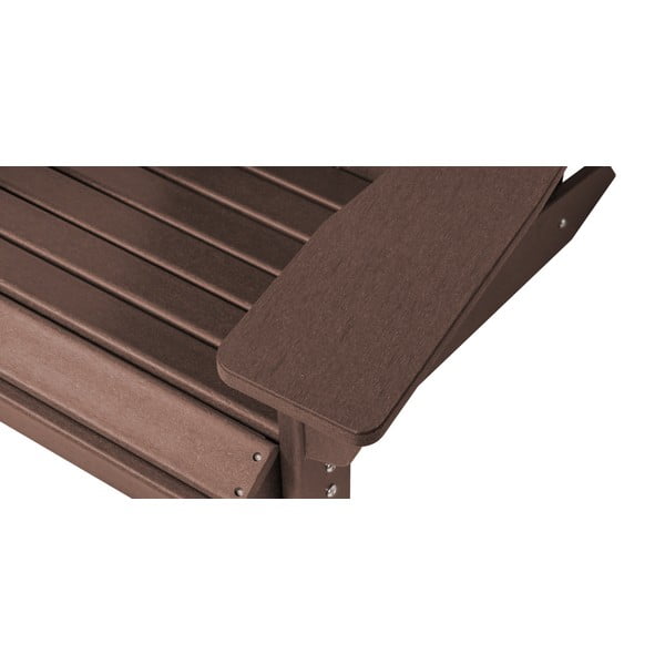 Hnedé plastové záhradné kreslo Adirondack – Bonami Selection-image-4