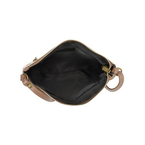 Hnedá kožená kabelka Carla Ferreri Buttera-image-3
