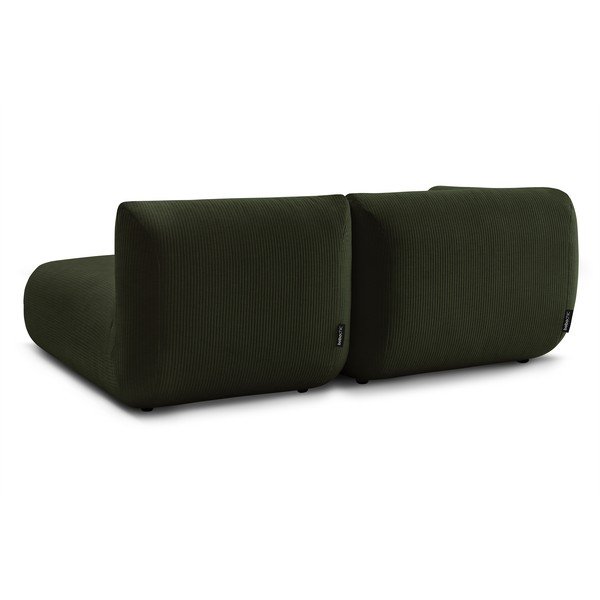 Zelená menčestrová rohová pohovka (pravý roh) Lecomte - Bobochic Paris-image-4
