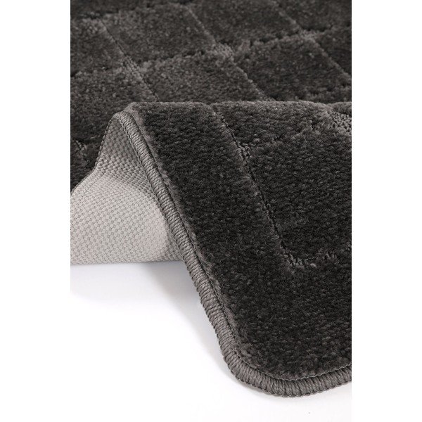 Antracitové kúpeľňové predložky v súprave 2 ks 50x80 cm Kareli – Foutastic-image-3