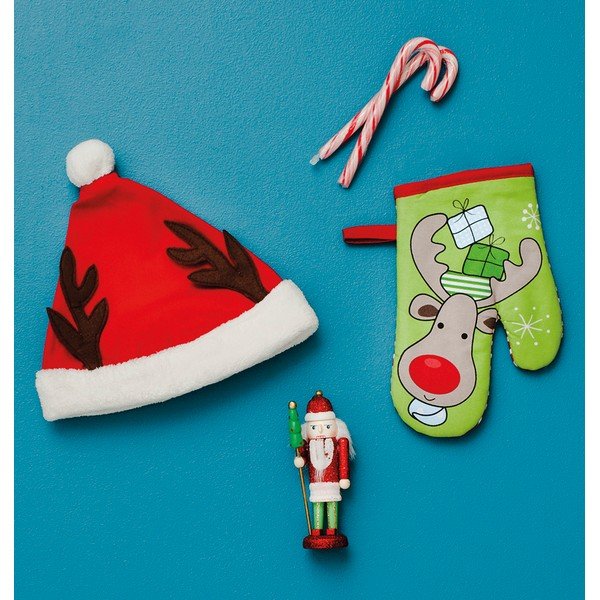 Detská sada zástery, čapice a kuchynskej rukavice Love From Santa-image-1