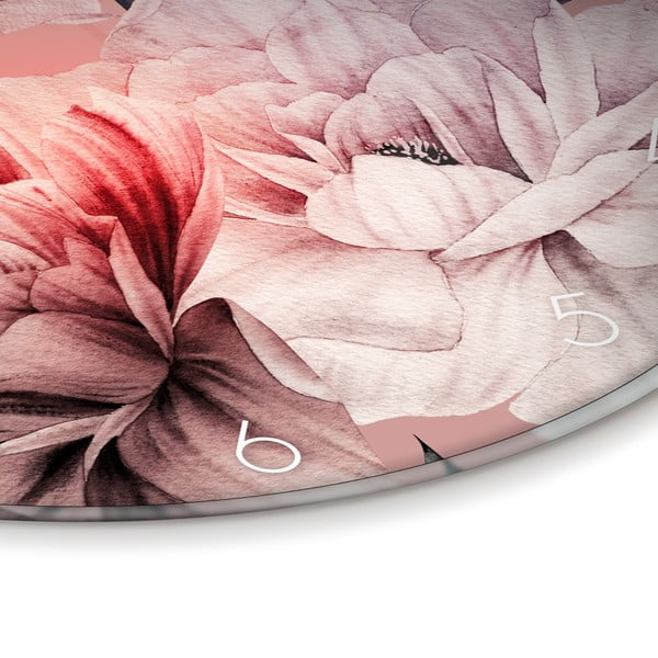 Sklenené nástenné hodiny ø 30 cm - Styler-image-4