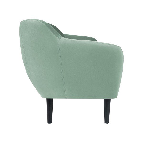 Mentolovozelená pohovka pre dvoch Mazzini Sofas Toscane, čierne nohy-image-2