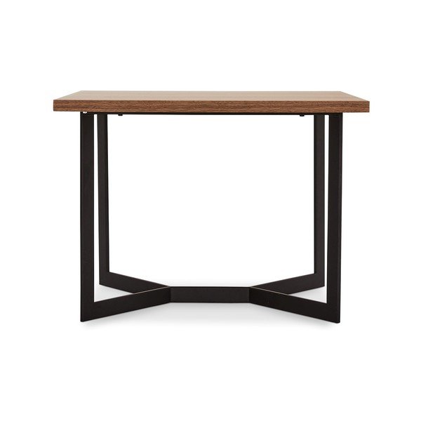Hnedý konferenčný stolík v dekore orechové dreva Furnhouse Tokyo, 70 x 70 cm-image-2