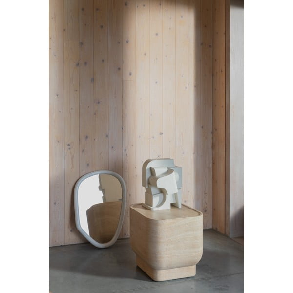 Odkladací stolík v dekore kameňa ø 45 cm Noble – Zuiver-image-1