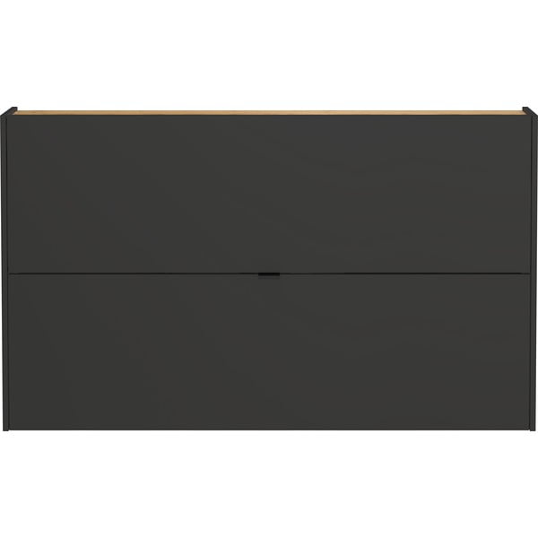 Antracitová výklopná skrinka na topánky Ameca – Germania-image-1