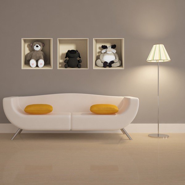 Sada 3 samolepiek s 3D efektom Fanastick Toys-image-1