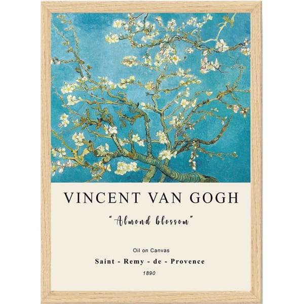 Plagát v ráme 35x45 cm Vincent Van Gogh – Wallity