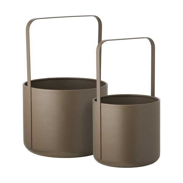 Kovové obaly na kvetináče v súprave 2 ks ø 24,5 cm Tule – House Nordic