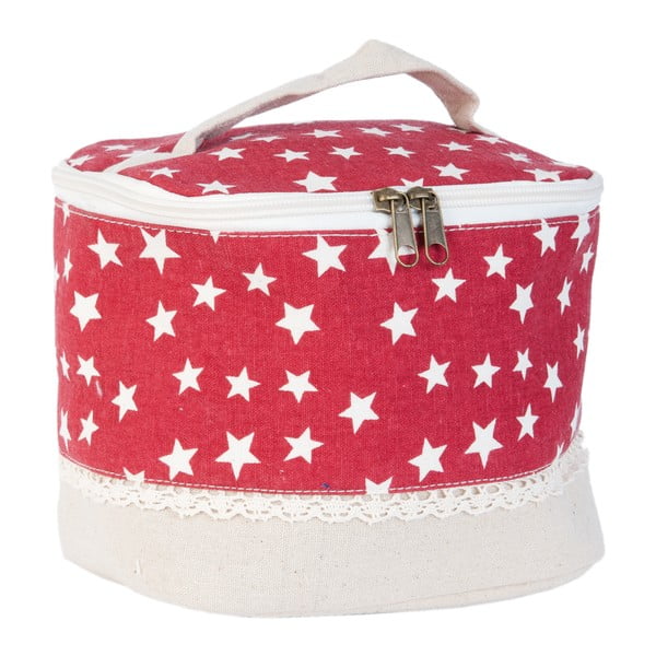 Červeno-biela kozmetická taška Clayre & Eef Carré