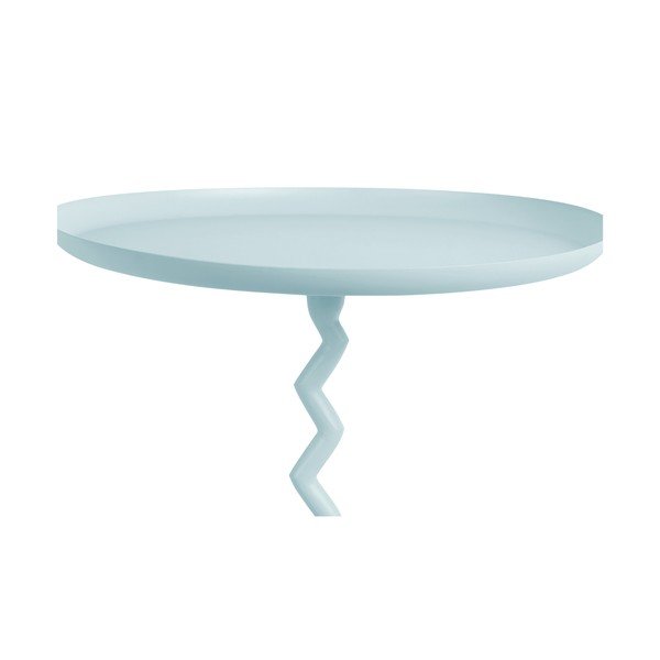 Kovový okrúhly odkladací stolík ø 40 cm Zig Zag – Leitmotiv-image-2