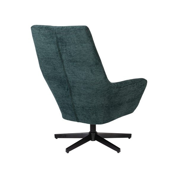 Tmavozelené kreslo Bruno – White Label-image-4