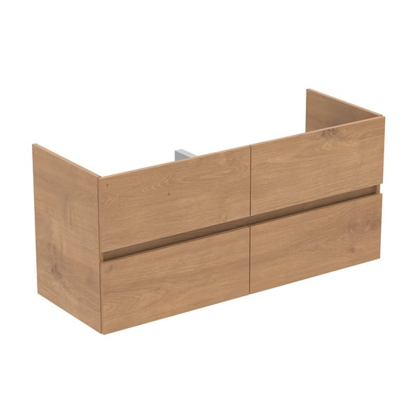 Závesná skrinka pod umývadlo v dekore duba v prírodnej farbe 120x55 cm Eurovit+ – Ideal Standard-image-2