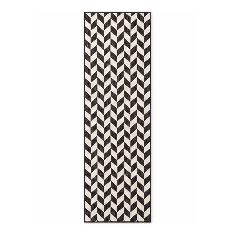 E-shop Čierny/krémový vnútorný a vonkajší behúň 80x200 cm Haringey Terrick – Ted Baker