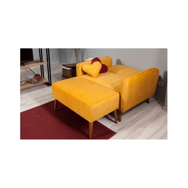 Žlté rozkladacie kreslo Sifi-image-2