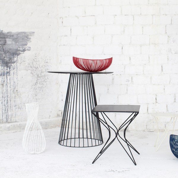 Čierny odkladací stolík Serax Bistrot Garbo, ⌀ 30 cm-image-1