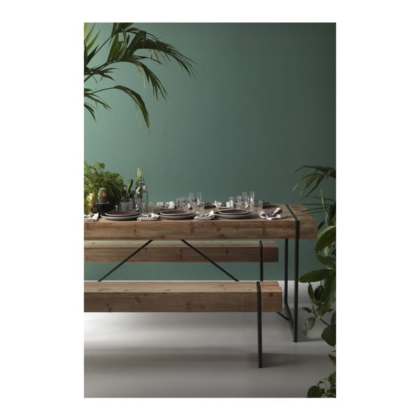 Jedálenský stôl s kovovými nohami Geese Robust, 200 x 90 cm-image-1
