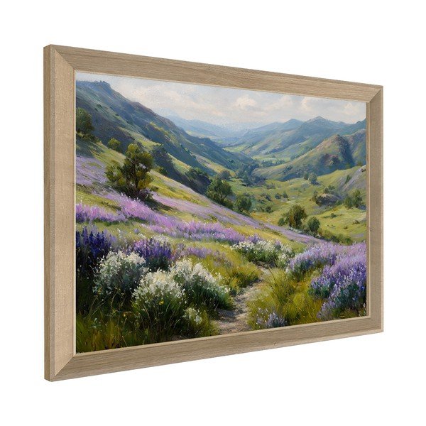 Tlačený obraz s rámom 75x56 cm Violet Hills – Styler-image-3
