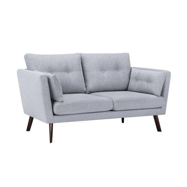 Svetlosivá trojmiestna pohovka Mazzini Sofas Elena