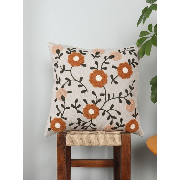 Ľanový dekoračný vankúš 43x43 cm Fulya – Mioli Decor-image-1