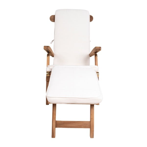 Biely bavlnený podsedák na exteriérové ležadlo House Nordic Arrecife-image-3