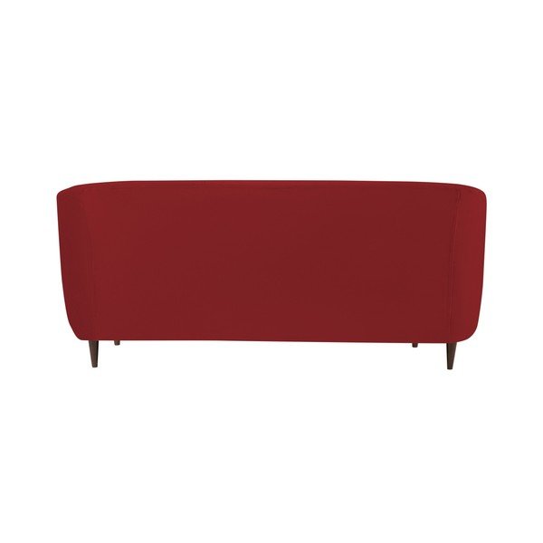 Červená zamatová pohovka Kooko Home Glam, 175 cm-image-1