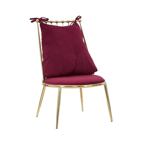 Červené kreslo Mauro Ferretti Glam Backy-image-3