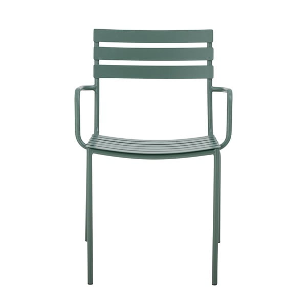 Zelená kovová záhradná stolička Monsi – Bloomingville-image-3