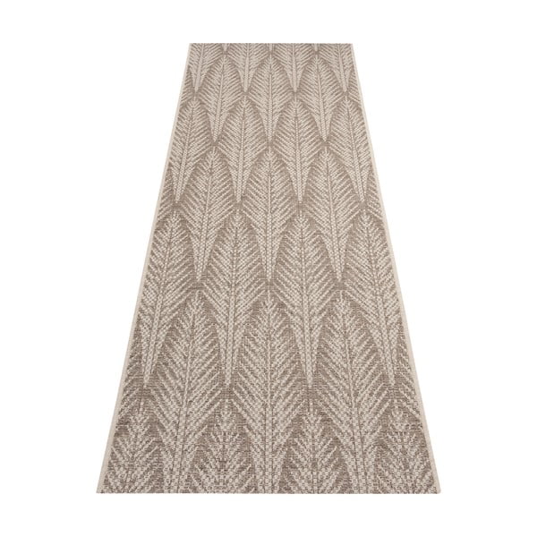 Hnedobéžový vonkajší koberec NORTHRUGS Pella, 70 x 200 cm-image-2