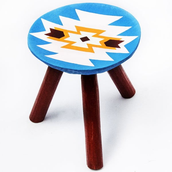 Ručne maľovaná stolička Viscri, 28 cm