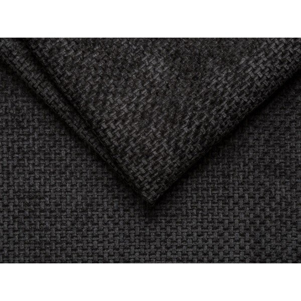 Čierna čalúnená dvojlôžková posteľ bez čela 200x200 cm Whale – Micadoni -image-3