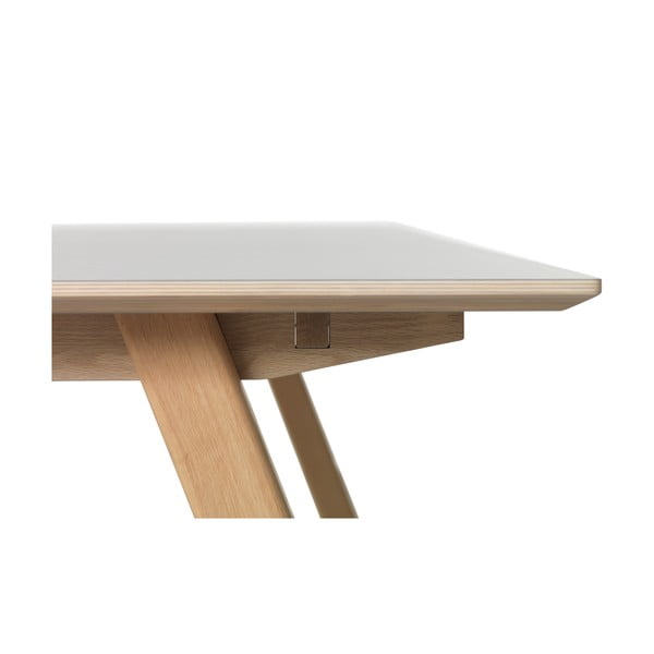 Sivý jedálenský stôl Unique Furniture Bilbao, 180 x 90 cm-image-4