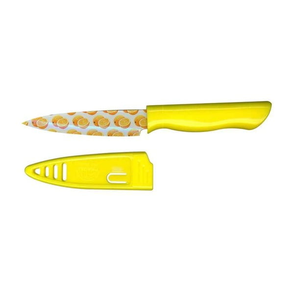 Žltý nôž s puzdrom Jean Dubost Funky Yellow