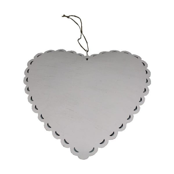 Závesná dekorácia Antic LineRomantic Heart, šírka 19 cm

