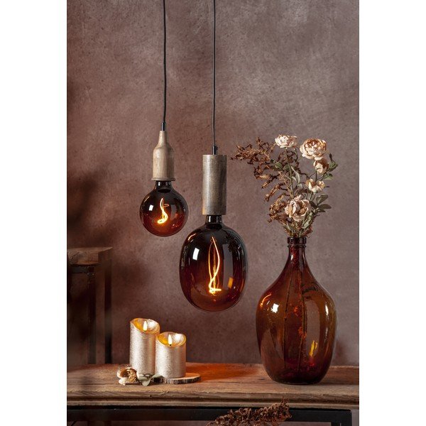 Tmavohnedé závesné svietidlo Jojo – Star Trading-image-3