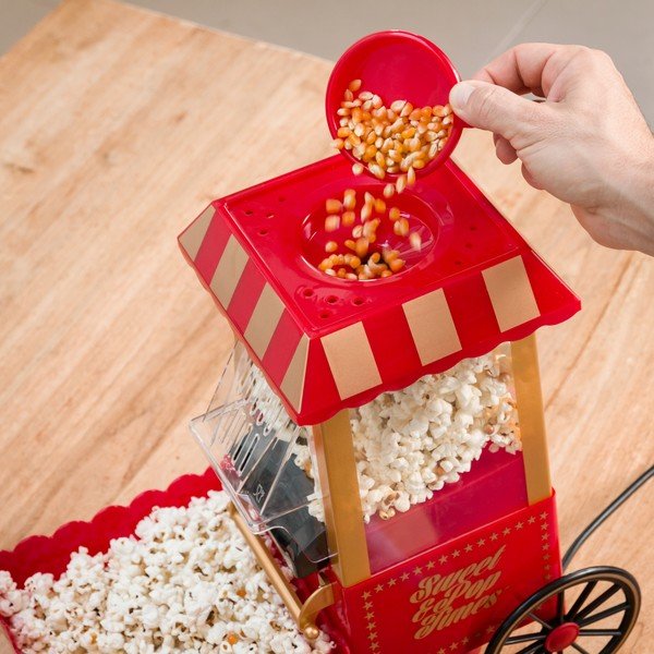Červený popcornovač InnovaGoods Popcorn Maker-image-1