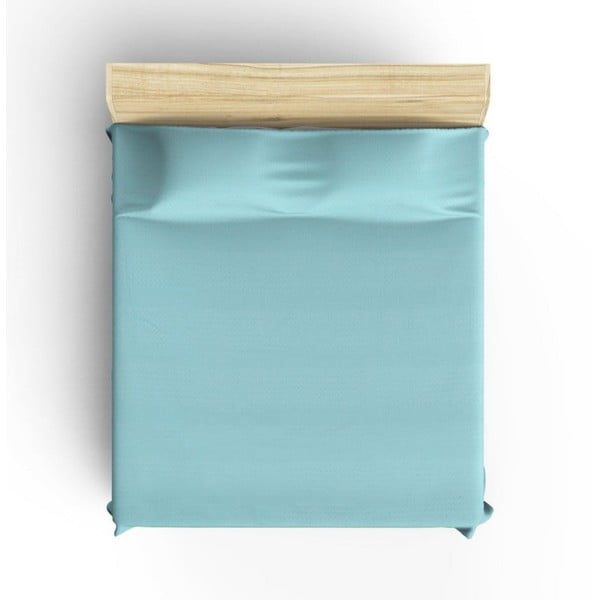 Svetlotyrkysová ľahká prikrývka cez posteľ Turquoise, 220 × 240 cm-image-1