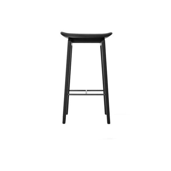 Čierna barová stolička NORR11 NY11, 65x30 cm