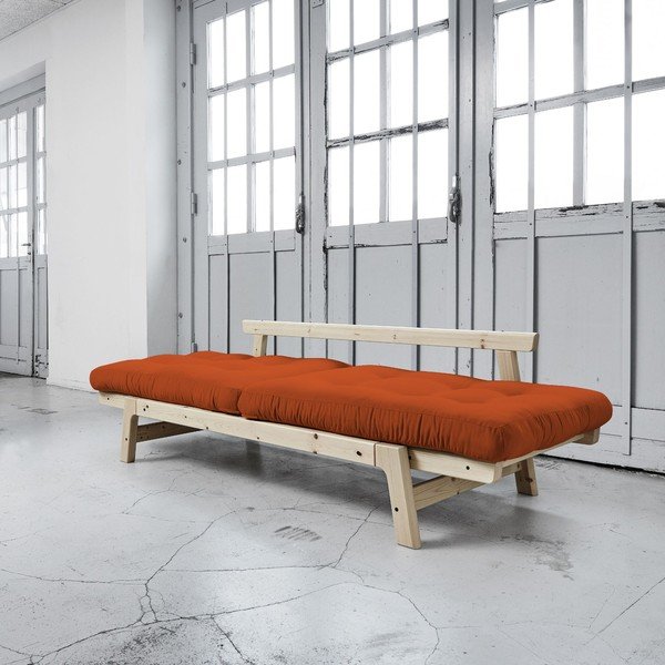 Rozkladacia pohovka Karup Step Natural/Orange-image-3