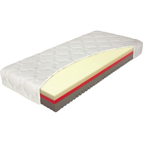 Stredne tvrdý/mäkký penový obojstranný matrac 80x200 cm Comfort - Materasso-image-1