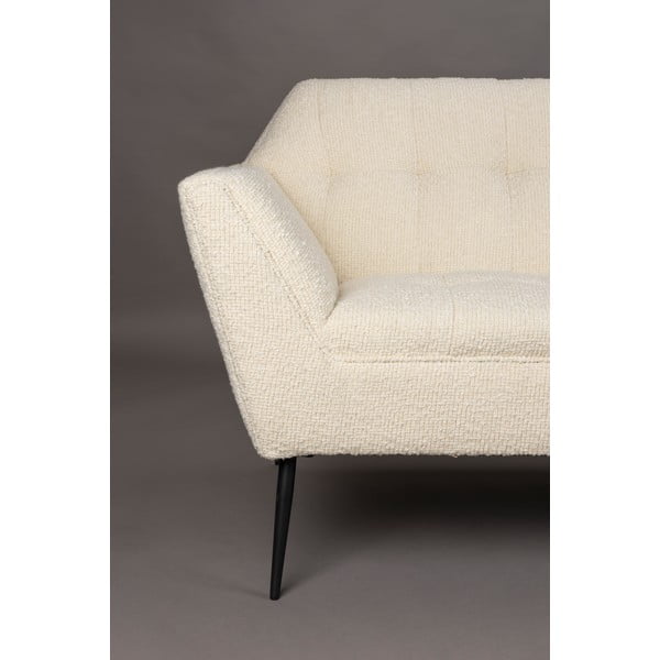 Krémová pohovka z textílie buklé 150 cm Kate – Dutchbone-image-4