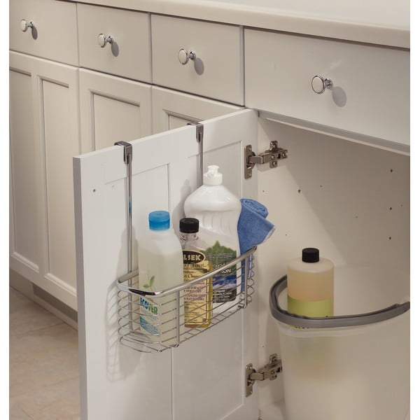 Kovový košík na kuchynské dvierka iDesign Axis Basket-image-1