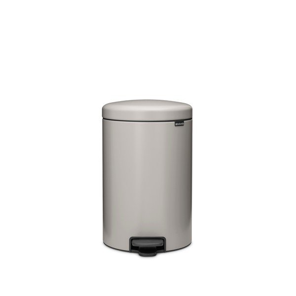 Svetlosivý pedálový oceľový odpadkový kôš 20 l NewIcon – Brabantia