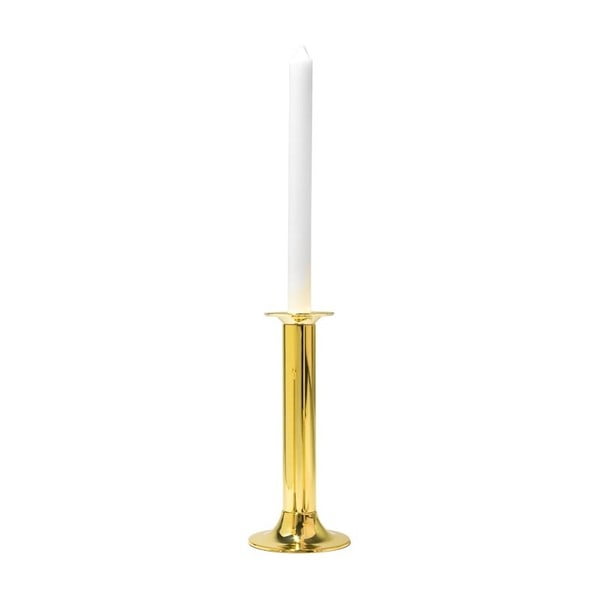 Svietnik v zlatej farbe Zilverstad Tube, 22 cm