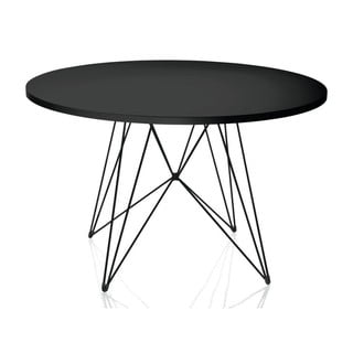 Čierny jedálenský stôl Magis Bella, ø 120 cm