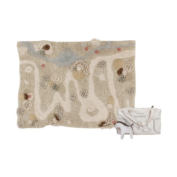 Béžový bavlnený detský hrací koberec 120x160 cm Path of Nature – Lorena Canals-image-3