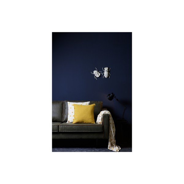 Tmavozelená pohovka s poťahom z recyklovanej kože BePureHome Rodeo, 190 cm-image-4