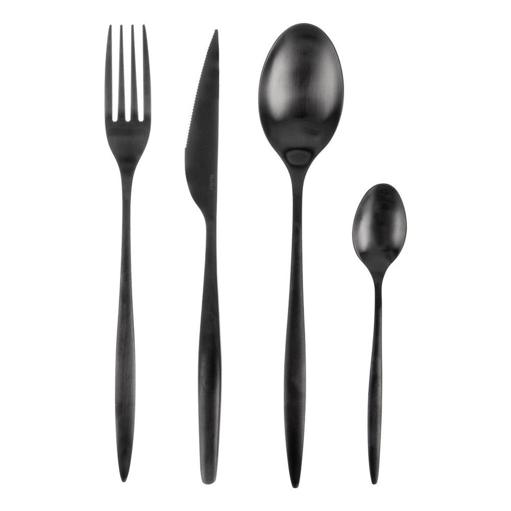 Čierny antikoro príbor 24 ks – Orion