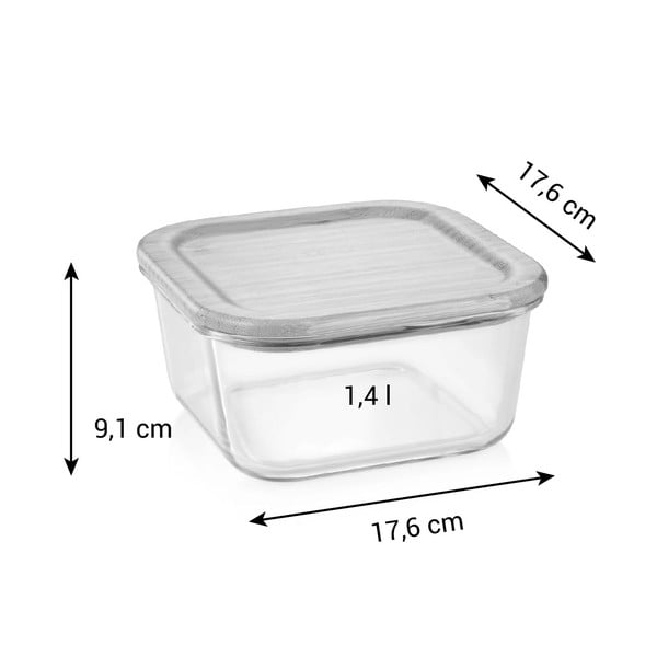 Sklenená dóza na potraviny Online – Tescoma-image-1